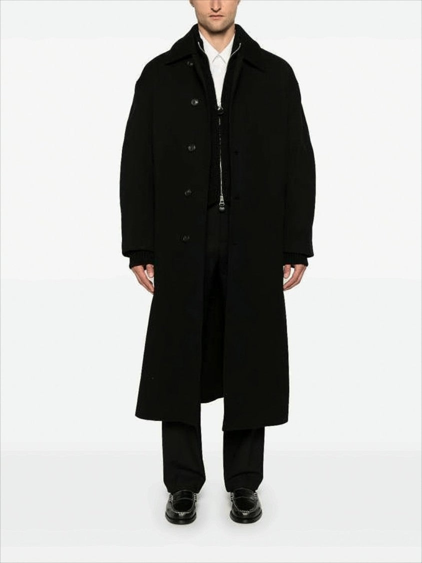 Our Legacy Long Structured Our Legacy Coat With Classic Collar And Button Closure