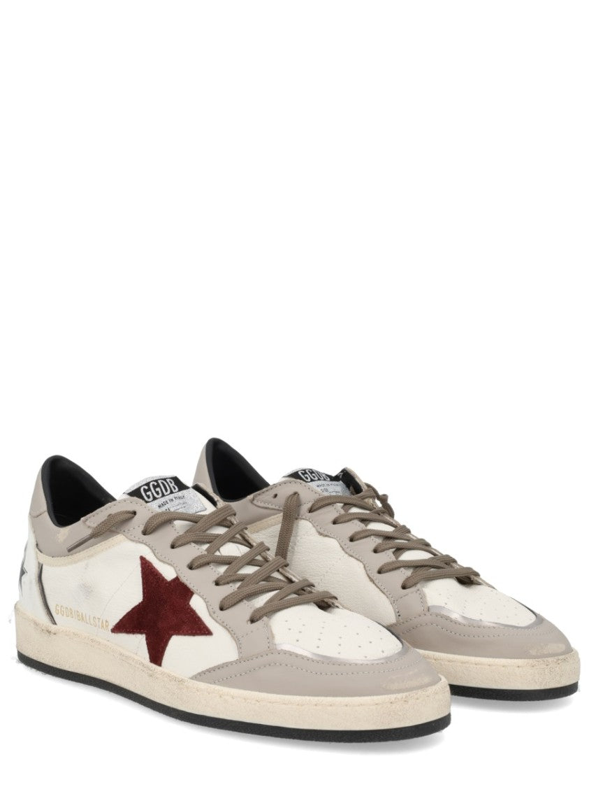 Golden Goose Ballstar Goat Leather Star Overlays Sneakers