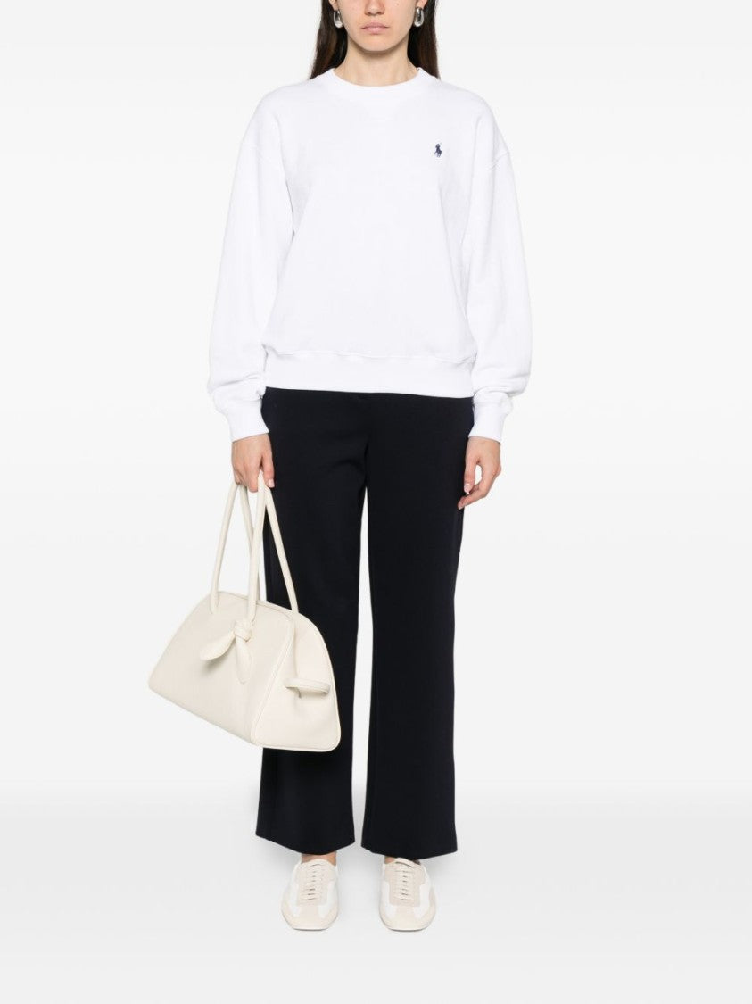 Polo Ralph Lauren Classic Crew Neck Sweatshirt In Soft Cotton-Polyester Blend