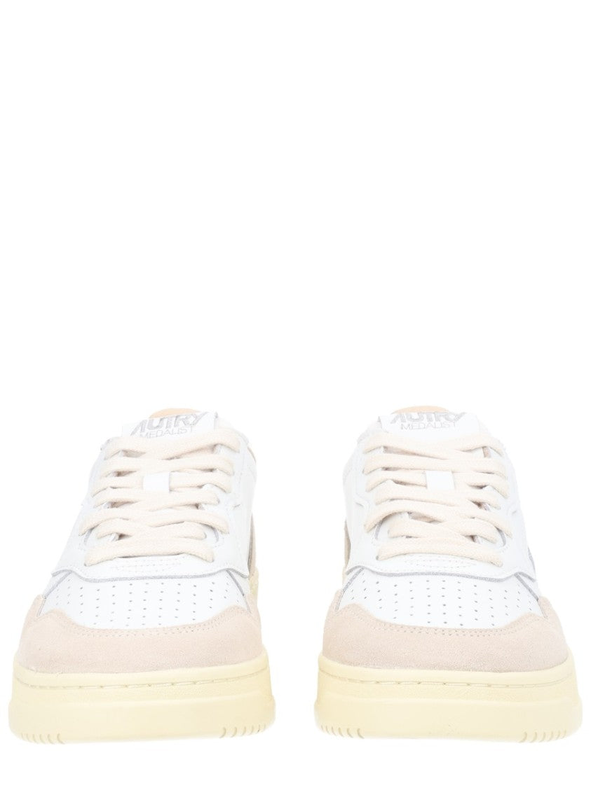 Autry Medalist Low Suede Panels Sneakers