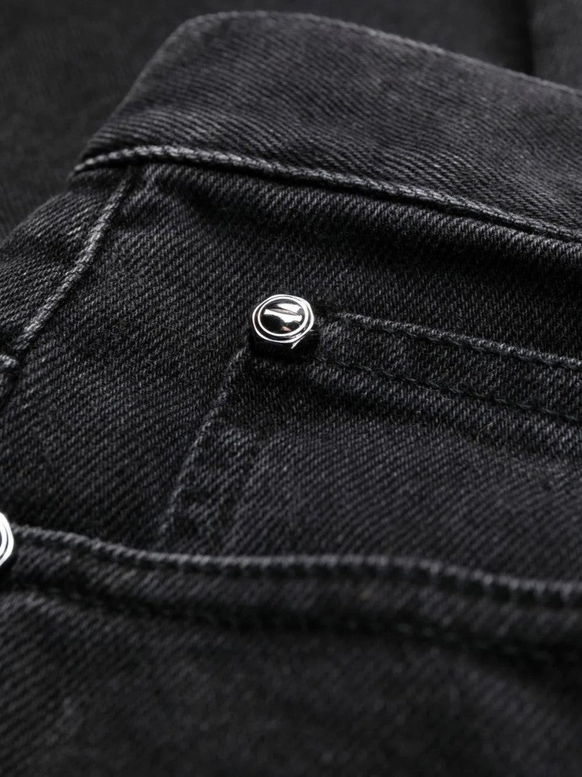 Balmain Slim Acid Wash Denim Pants