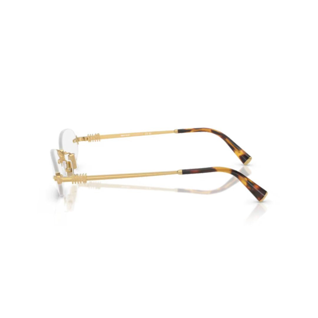 Miu Miu 0Mu A54s Rimless Gold Metal Eyeglasses