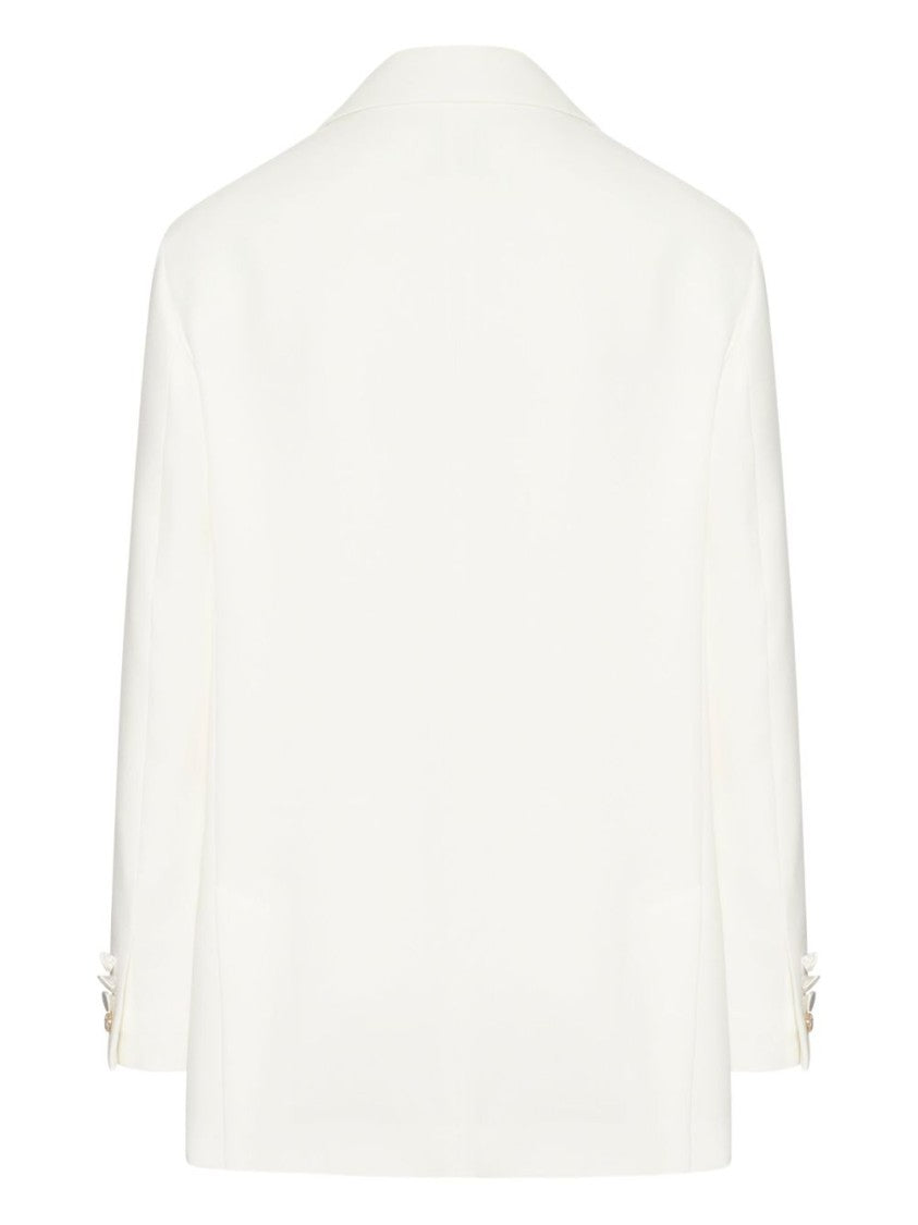 Max Mara Double-Breasted Gabardine Blazer