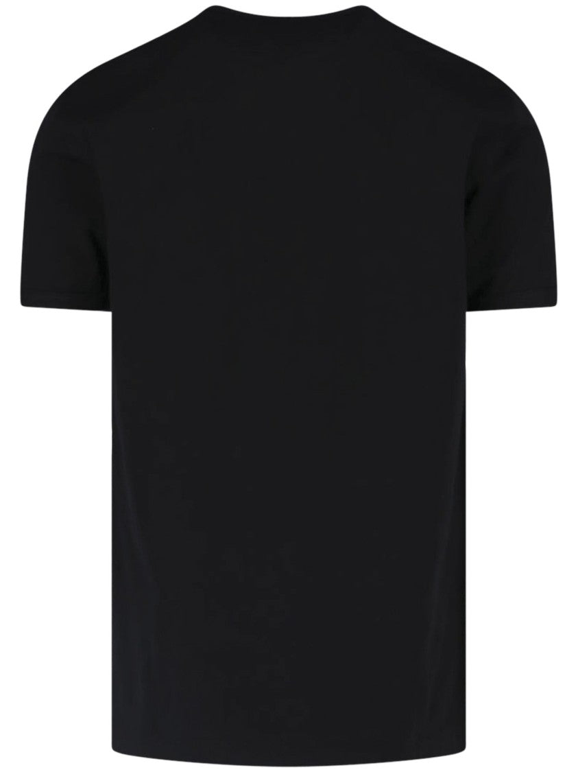 Dolce & Gabbana Crew Neck Short-Sleeve T-Shirt With Patch Detail