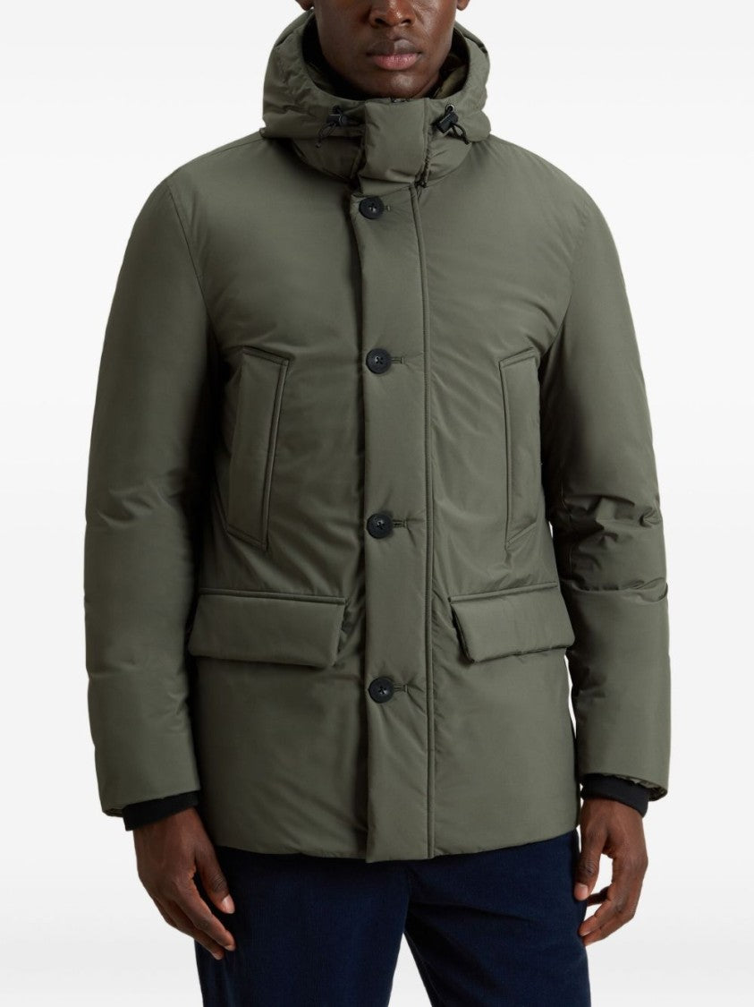 Woolrich Logo Down Jacket