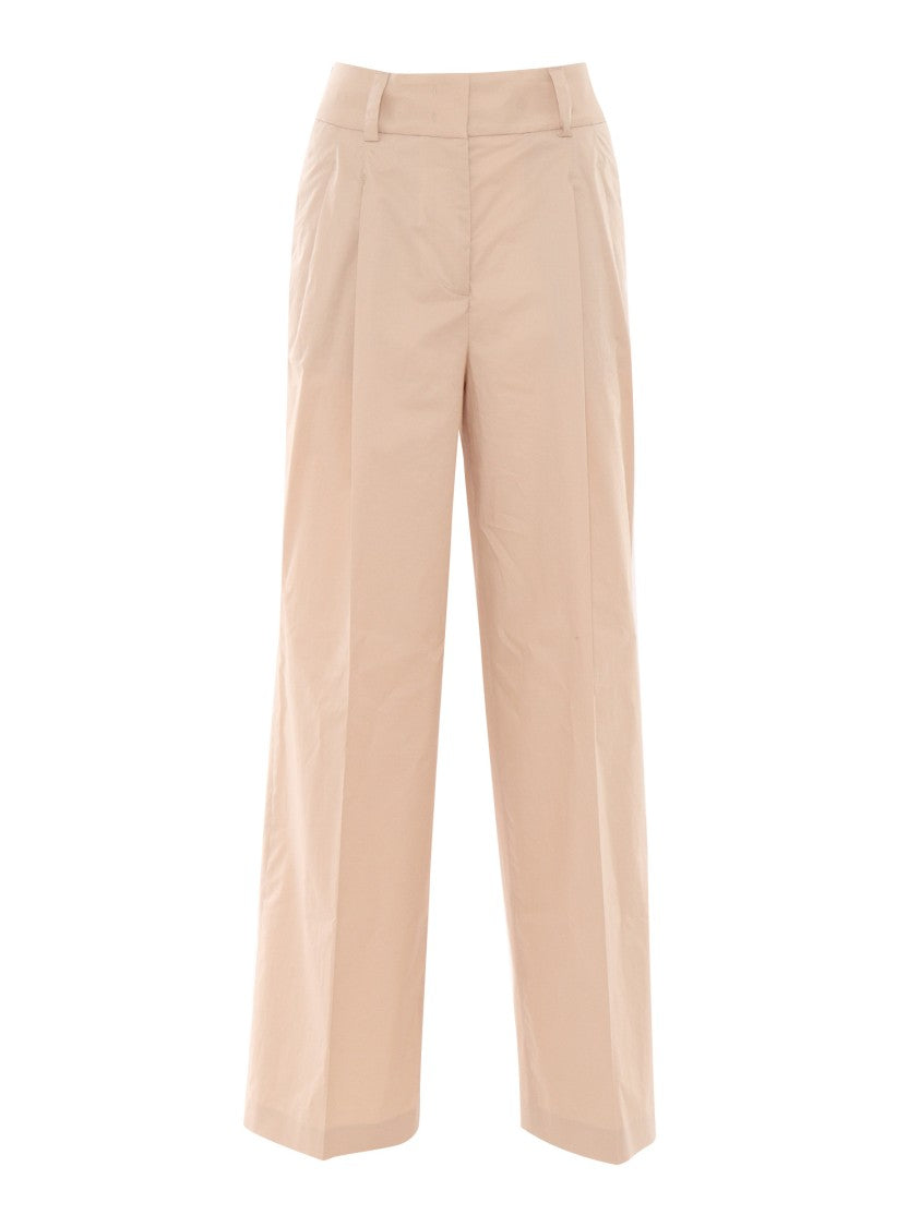 Peserico Wide-Leg Tailored Trousers With High Waist