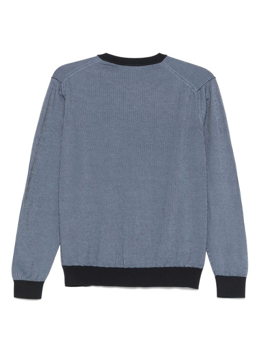 Paul & Shark Navy Blue Crew Neck Sweater