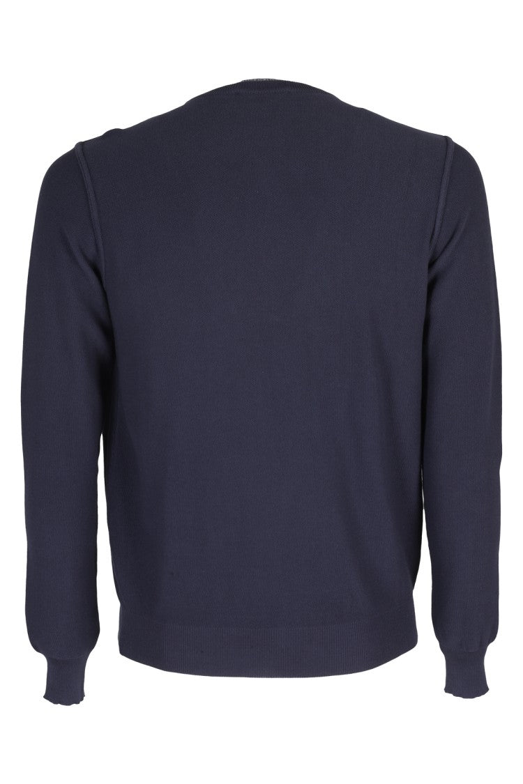 Della Ciana Honeycomb Knit Long-Sleeve Top