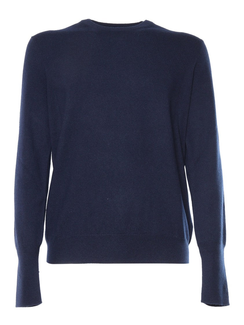 Ballantyne Fine-Knit Cashmere Pullover With Round Neckline