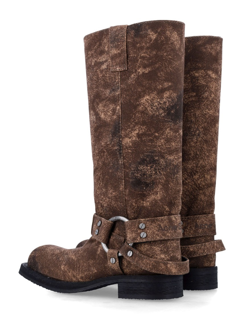 Acne Studios Balius Brushed Leather Boot