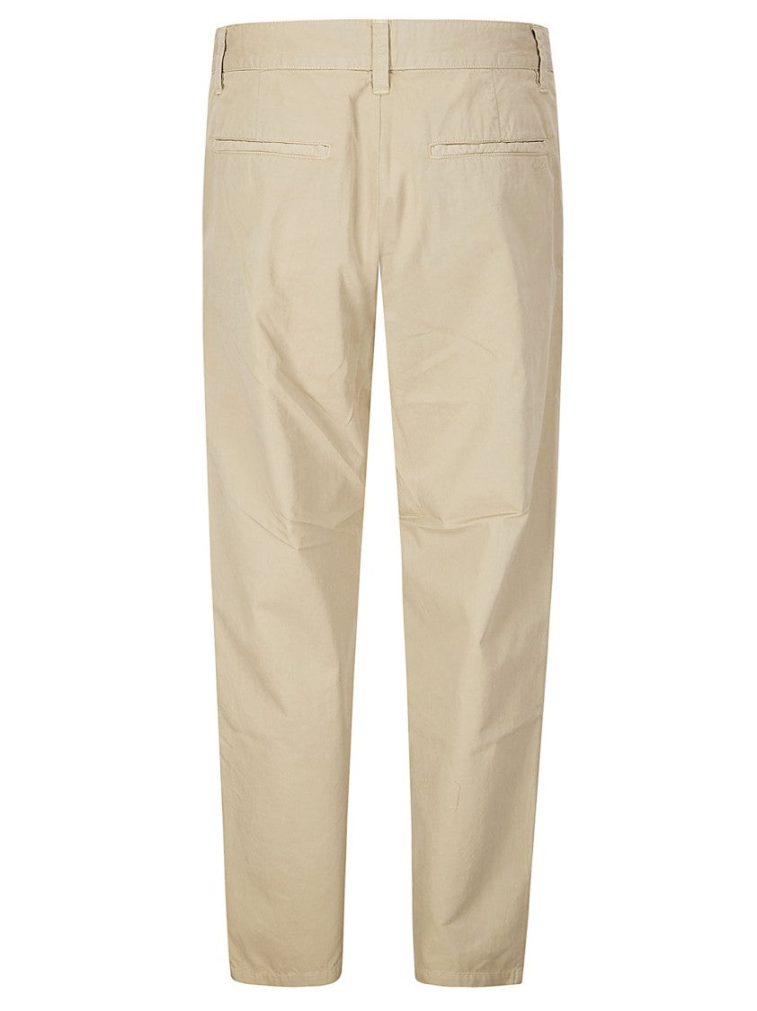 A.P.C. Beige Lawrence Organic Cotton Chino Trousers