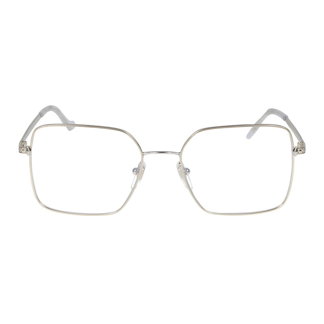 Kador Irys-V Gold Metallic Frame Oversized Square Sunglasses