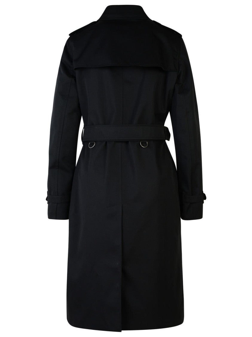 Burberry Kensington' Black Polyester Trench Coat