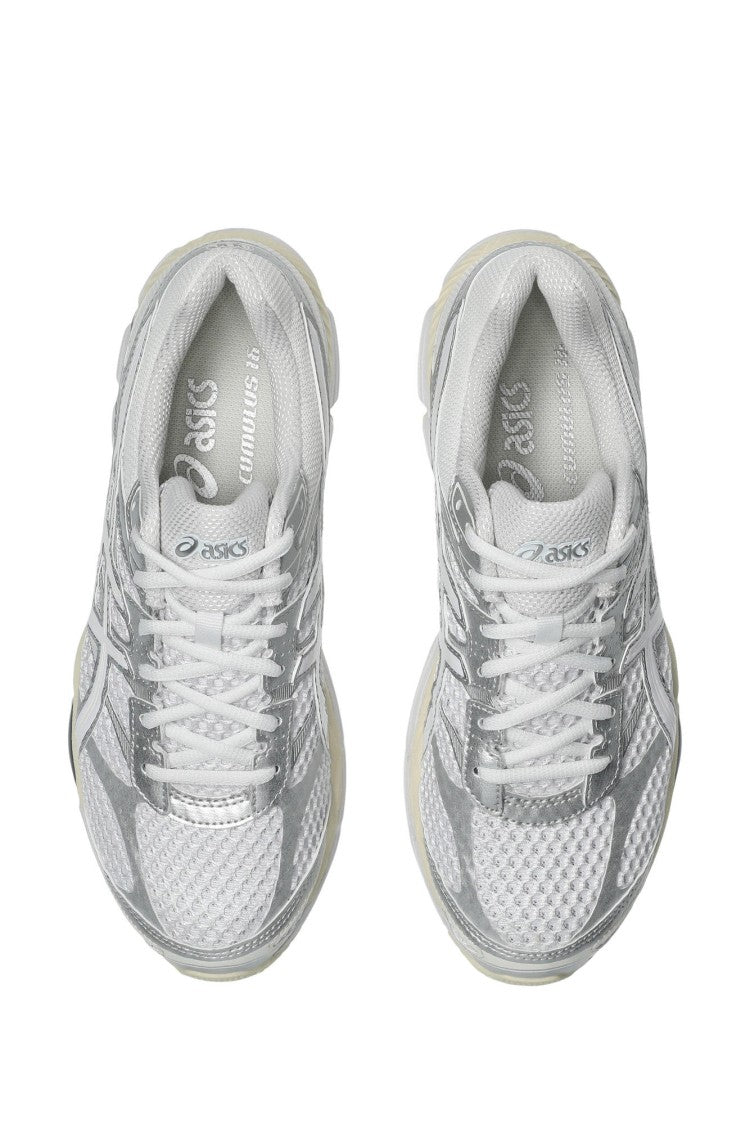 Asics White Silver Gel-Cumulus 16 Sneakers