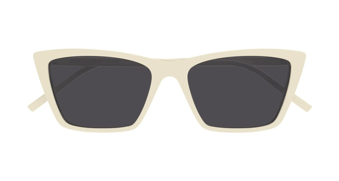 Saint Laurent Sunglasses Saint Laurent Sl 737 Mica Thin 005 Ivory Ivory Black 54/16/145