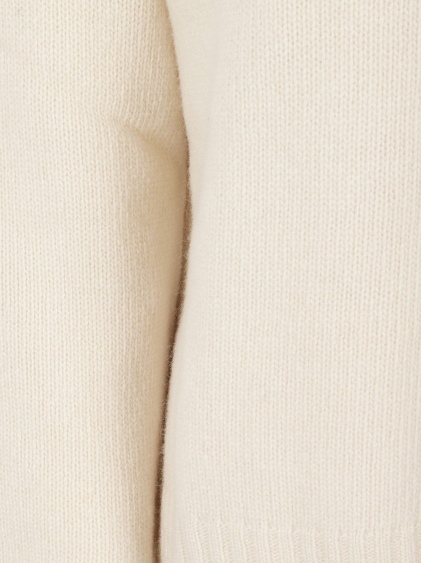 Max Mara Relaxed Fit Knitted Sweater With Ribbed Details
