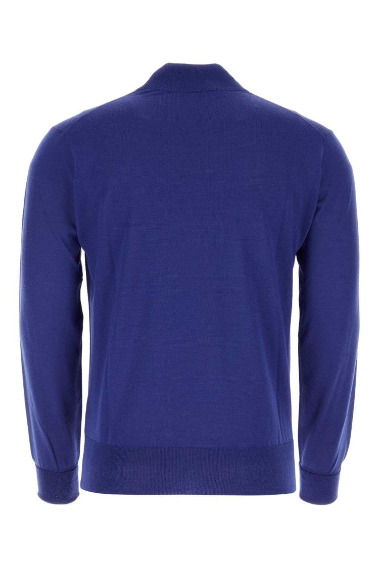 Pt Torino Electric Blue Wool Sweater