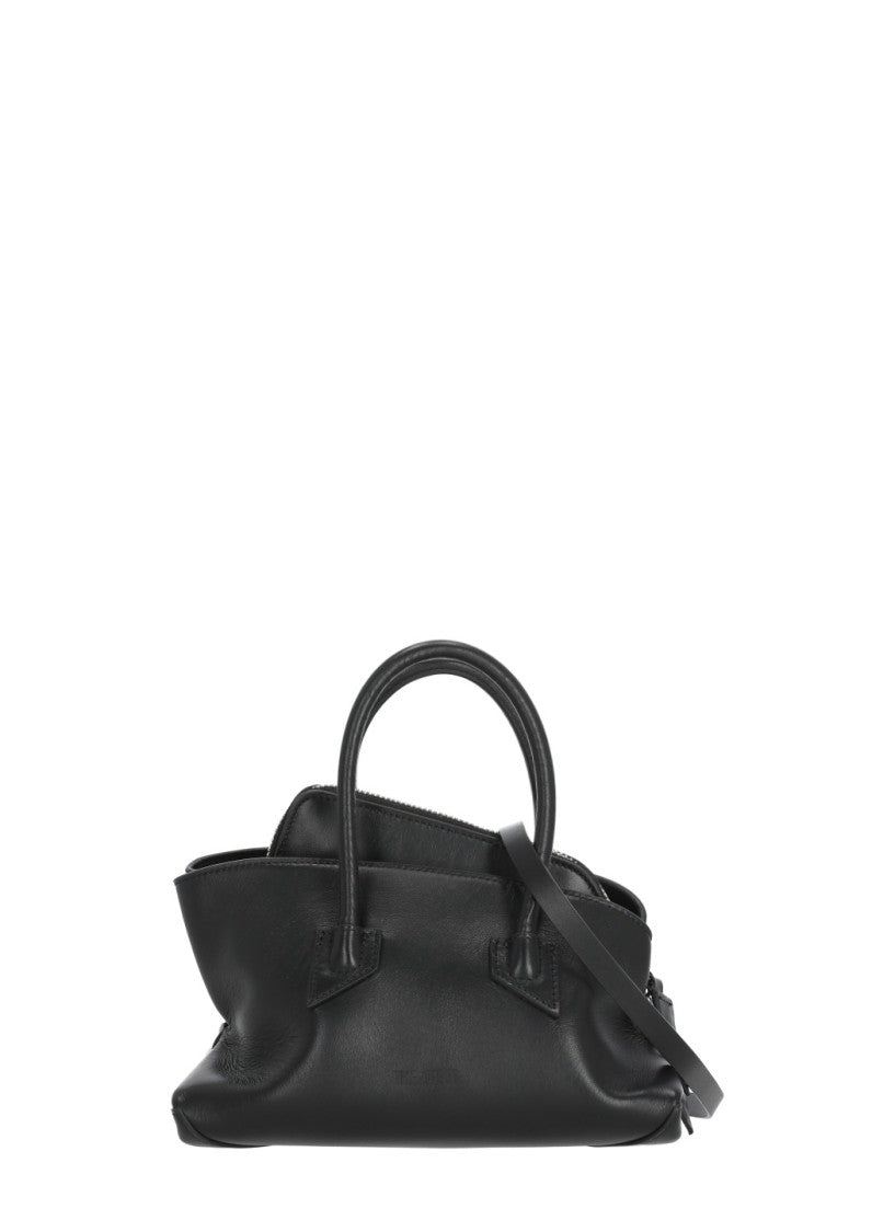 The Attico La Passeggiata Mini Bag With Structured Silhouette And Embossed Logo