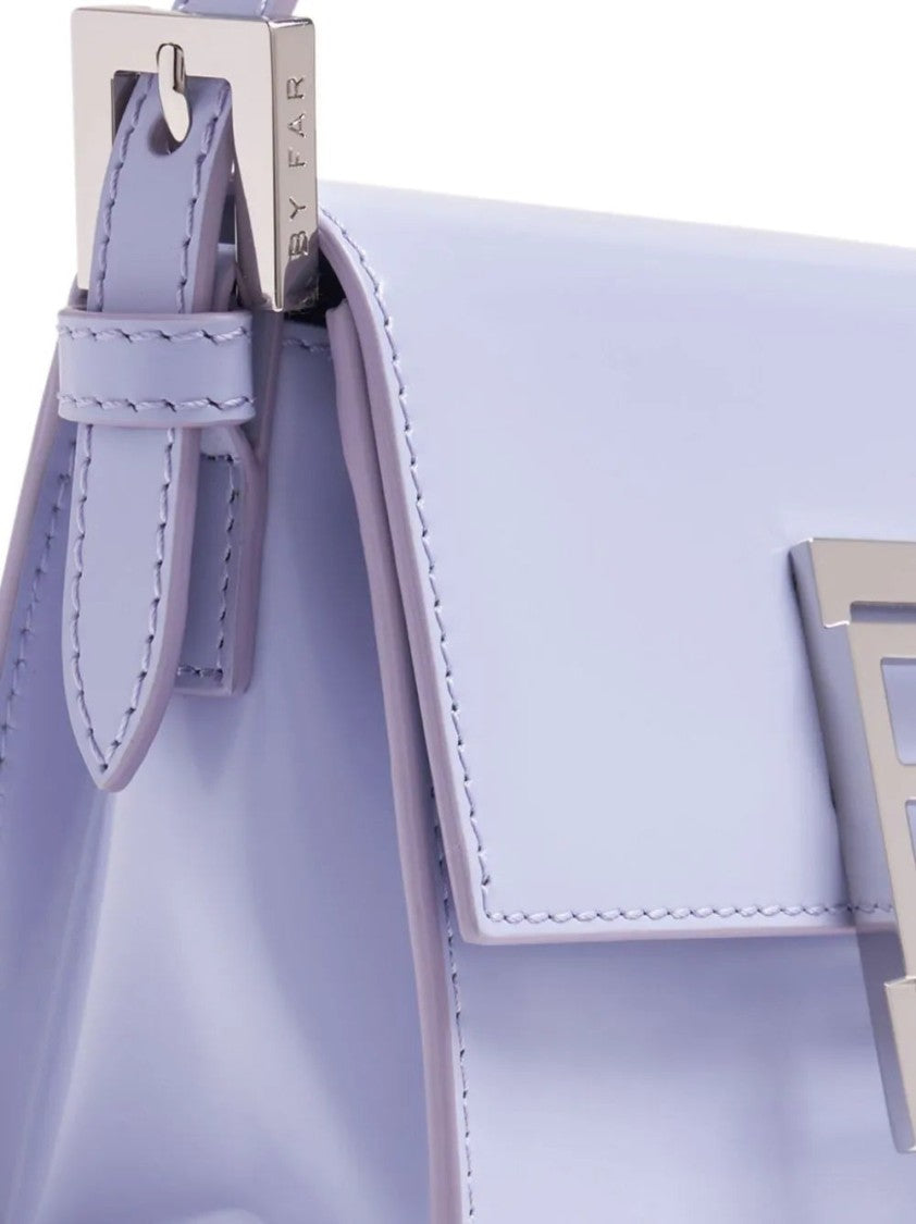 By Far Fran Bluebell Leather Handbag