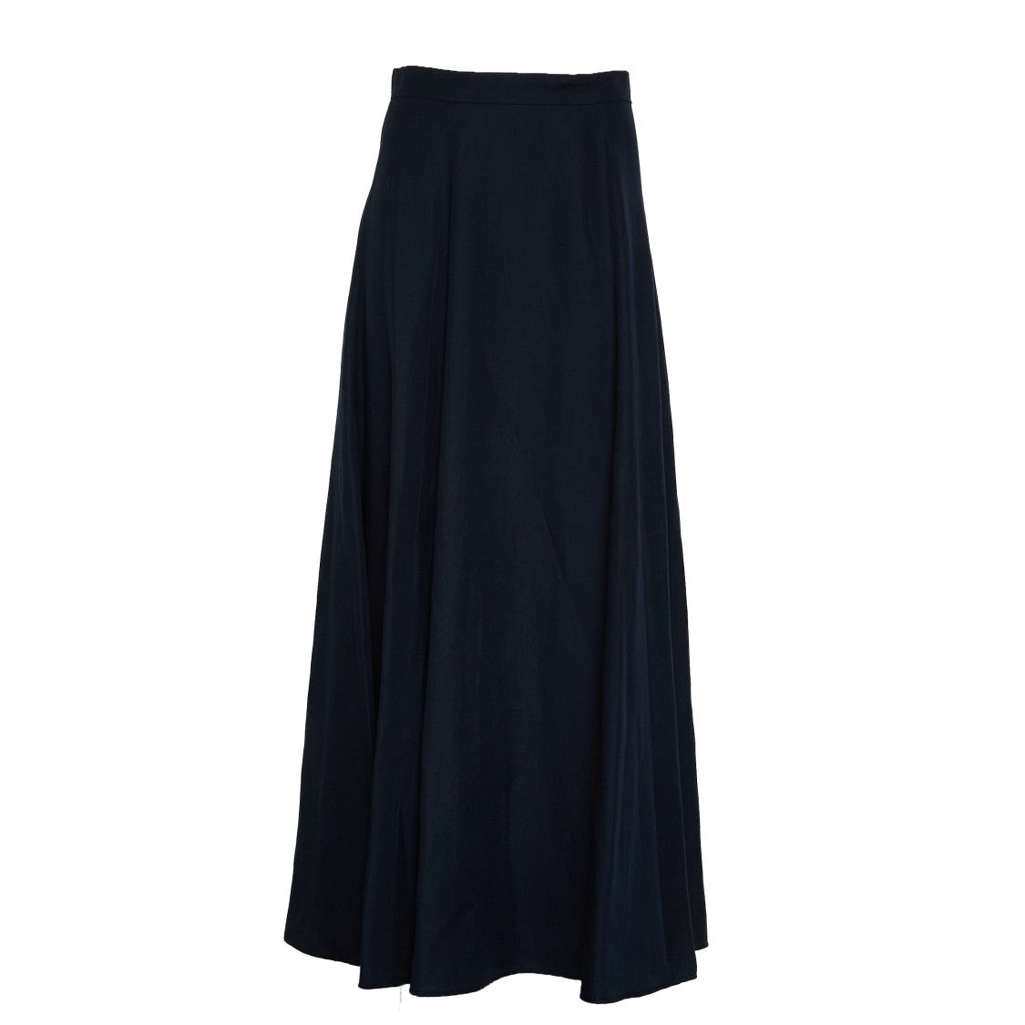 Woolrich Viscose Linen Pleated Maxi Skirt