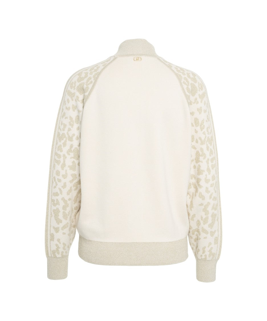 Liu Jo Animal Print Puffer Jacket