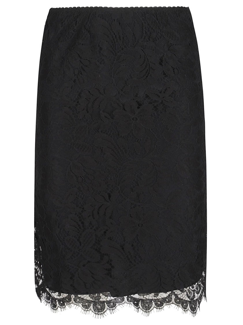 Chloé Knee-Length Skirt With Scalloped Hem