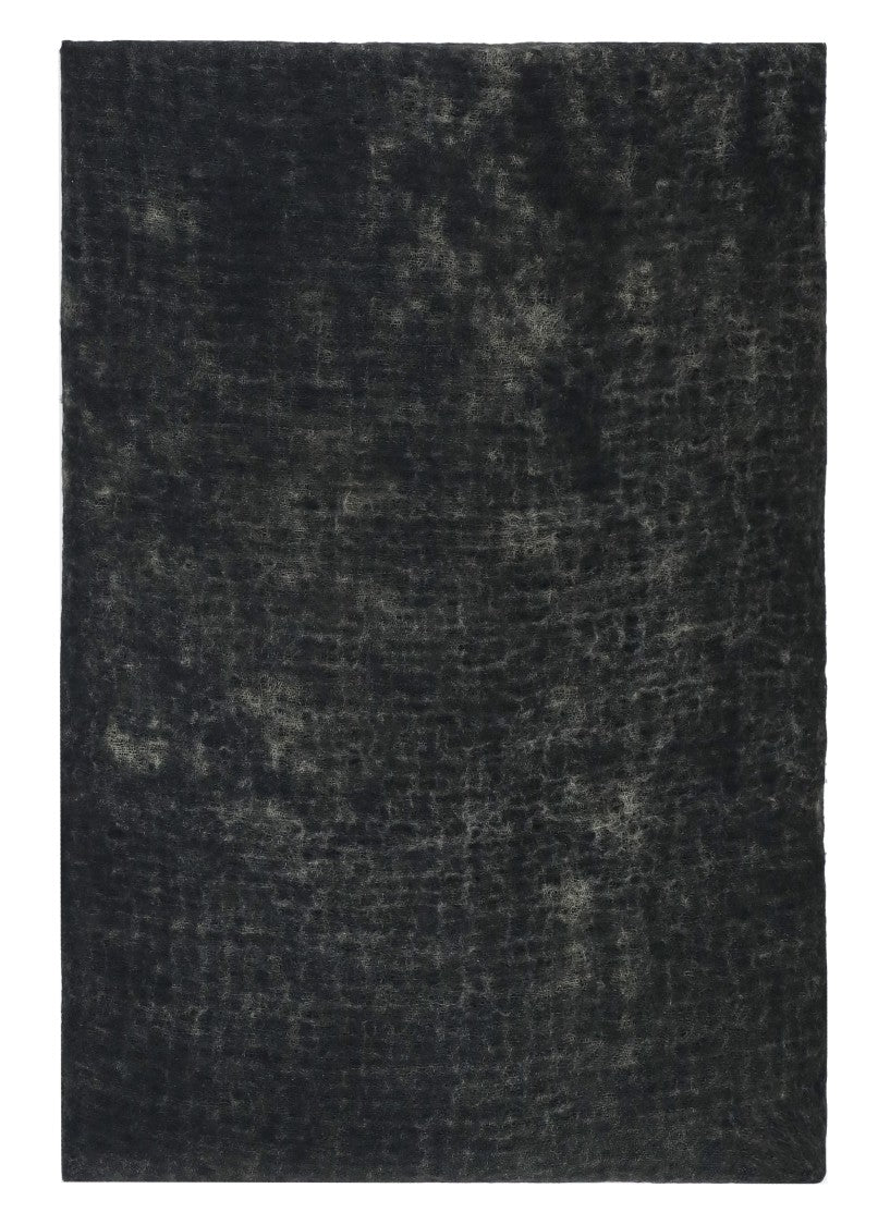 Avant Toi Grey Melange Cashmere Fringed Scarf
