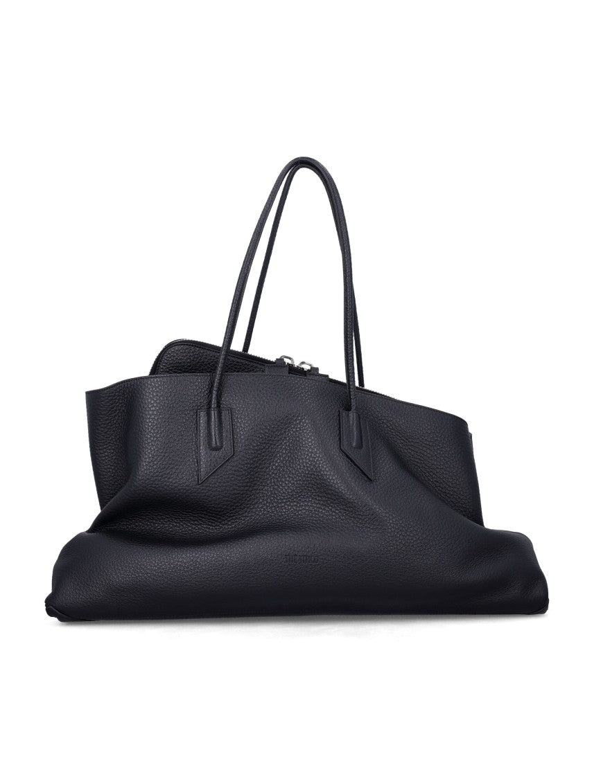 The Attico La Passeggiata Large Textured Leather Bag