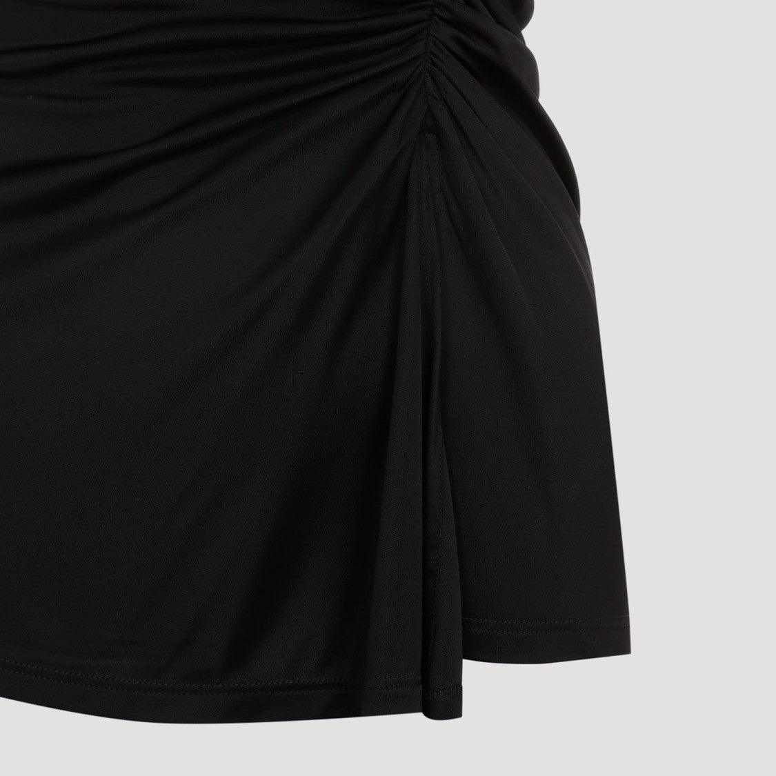 Givenchy Asymmetric V-Neck Shirt With Gathered Detailing