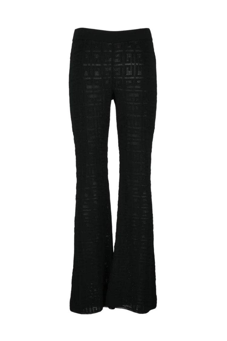 Givenchy Flare Pants Logo - Black