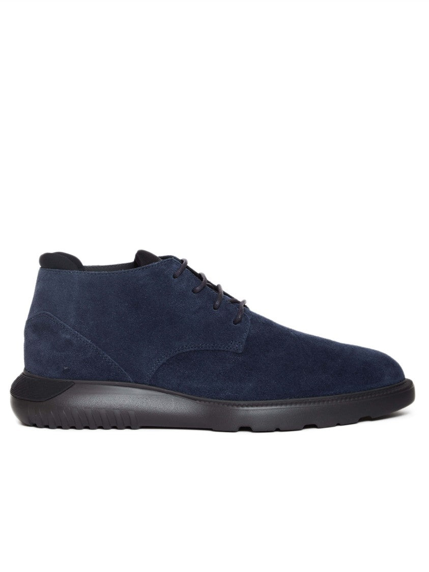 Hogan Blue Ankle Boots