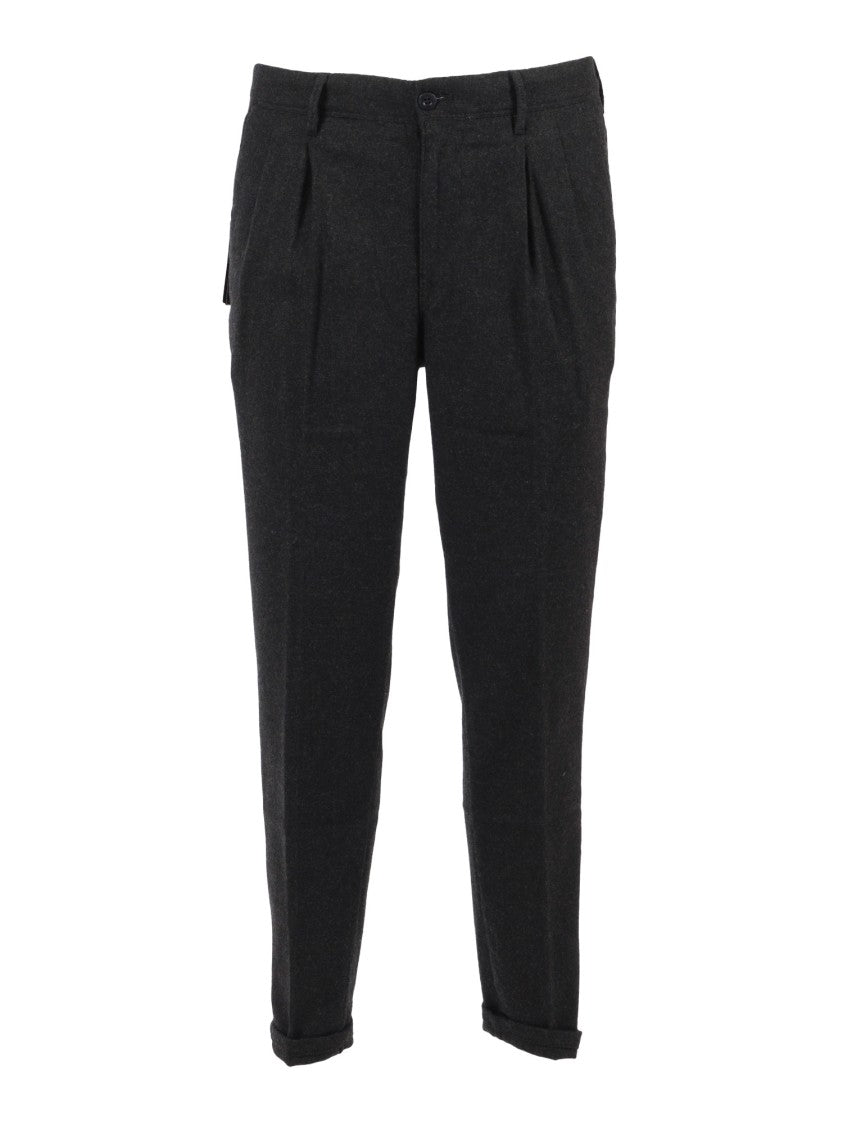 Slowear X Incotex Tailored Slim Fit Trousers With Cuffed Hems