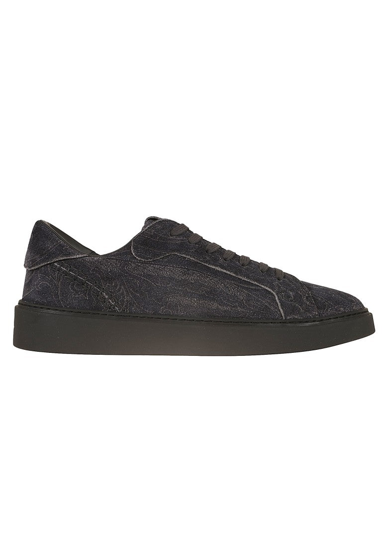 Etro Tone-On-Tone Paisley Print Low-Top Sneakers