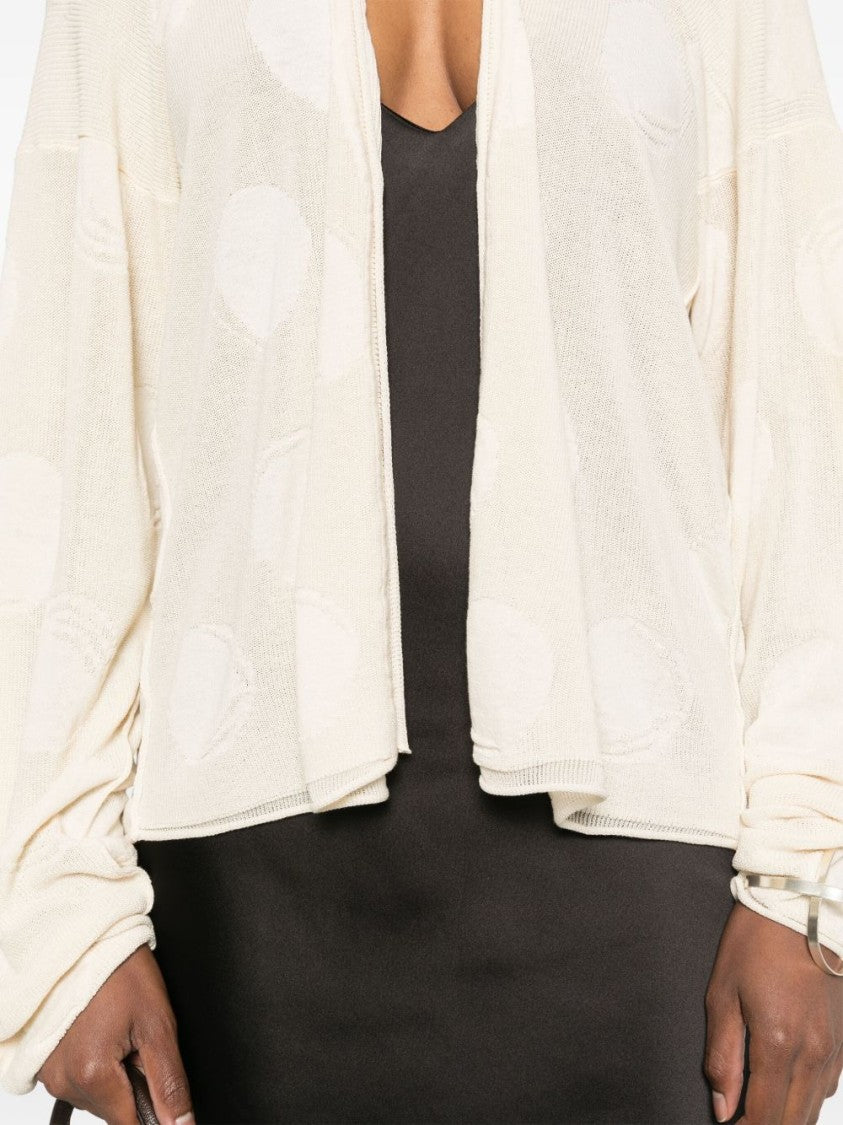 Uma Wang Textured Lightweight Cardigan With Relaxed Fit