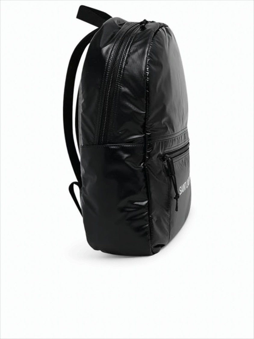 Saint Laurent Nylon Backpack With Bold Front Zip