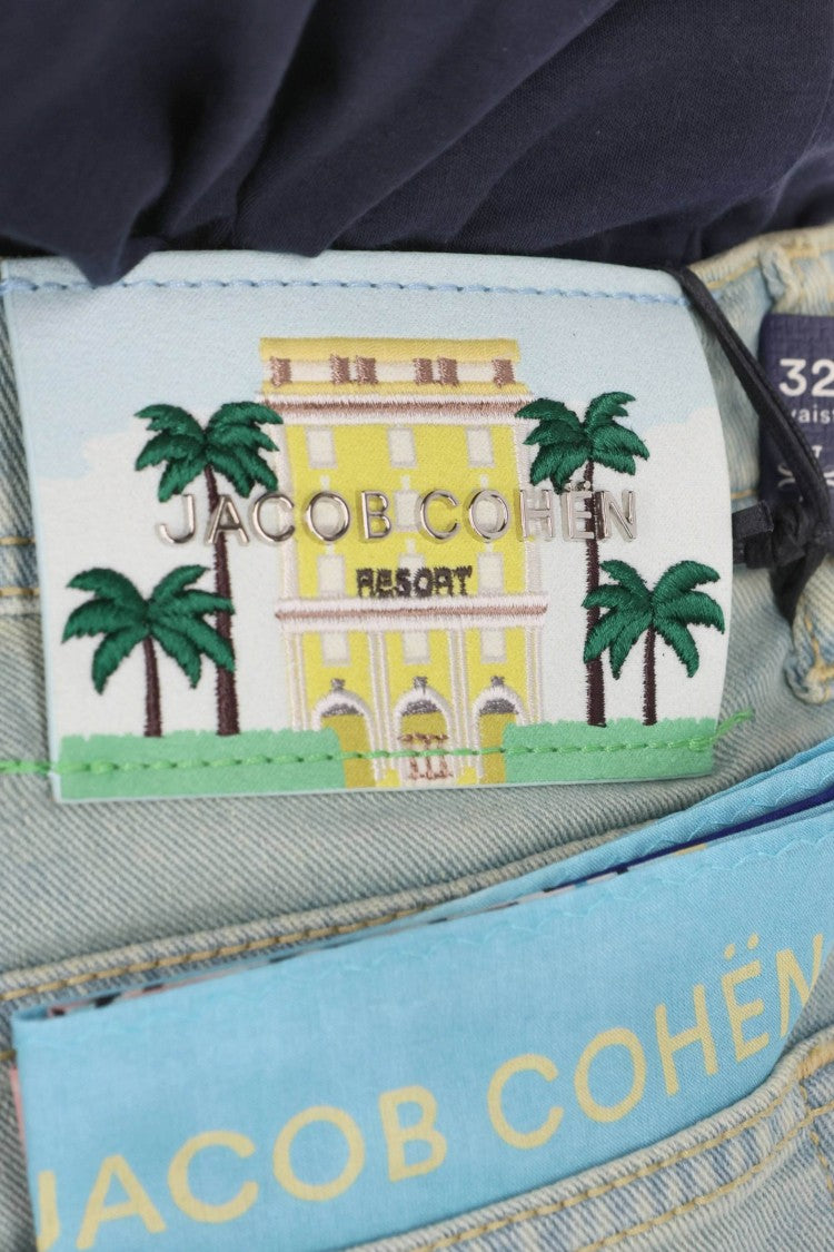 Jacob Cohen Resort Sandblasted Stretch Denim Jeans