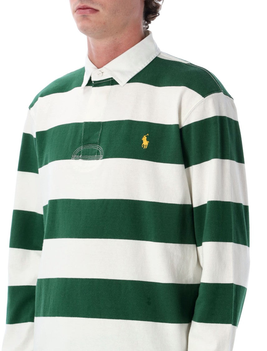 Polo Ralph Lauren Striped Long-Sleeve Polo Shirt