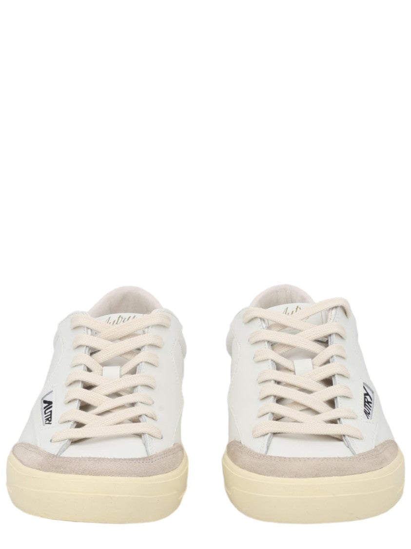 Autry Windscape Low Suede Accent Leather Sneakers