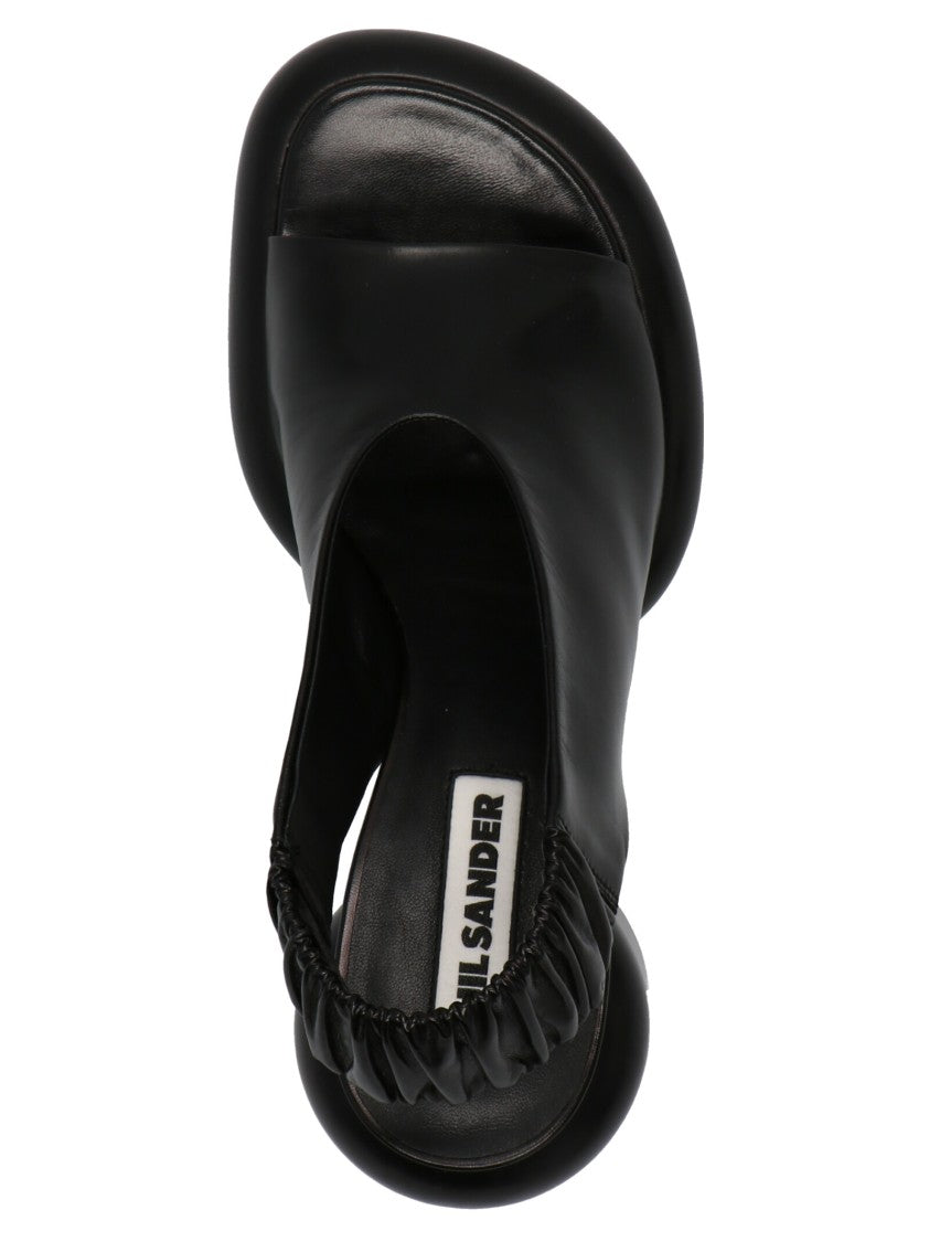 Jil Sander Padded Heel Sandals