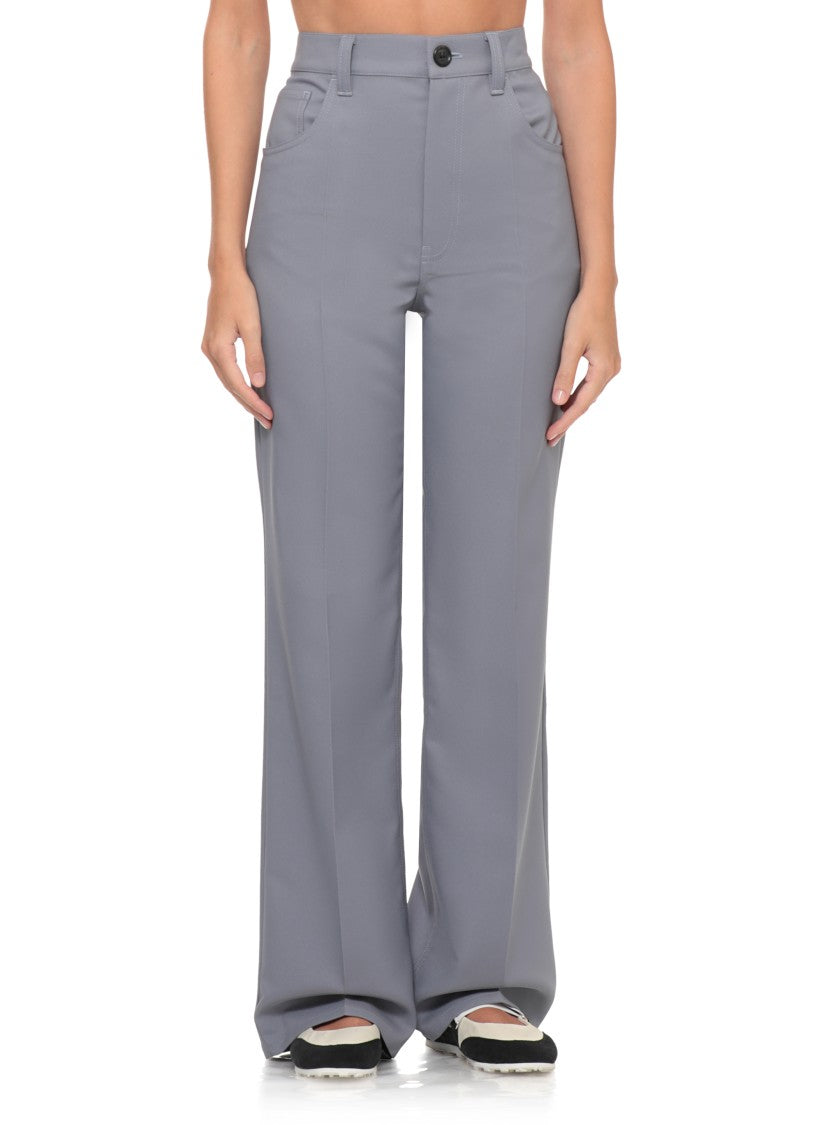 Marni Grey Five-Pocket Formal Pants