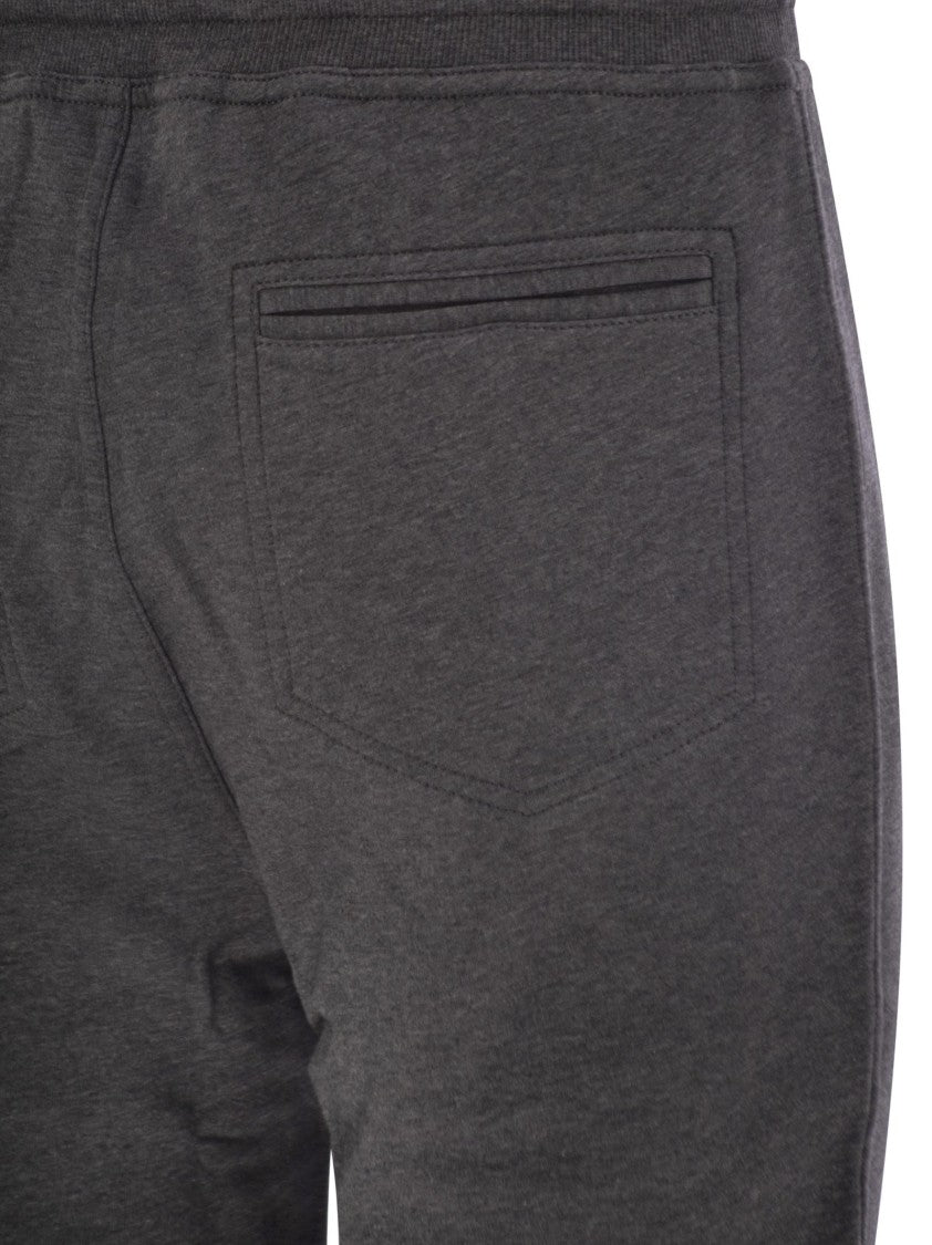 Brunello Cucinelli Techno Cotton Fleece Trousers
