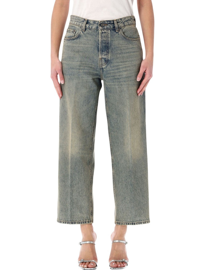 Haikure Betty Earth Blue Cropped Jeans