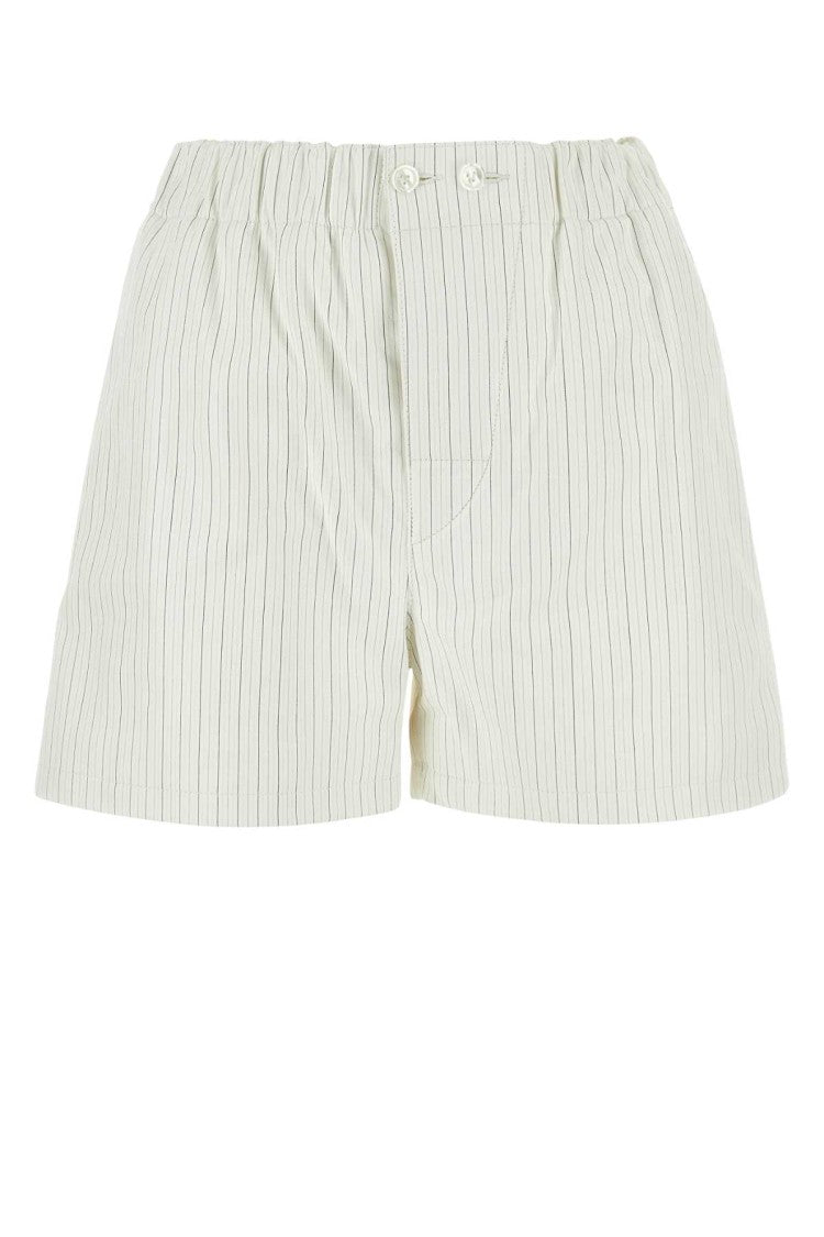 Bottega Veneta Printed Leather Shorts