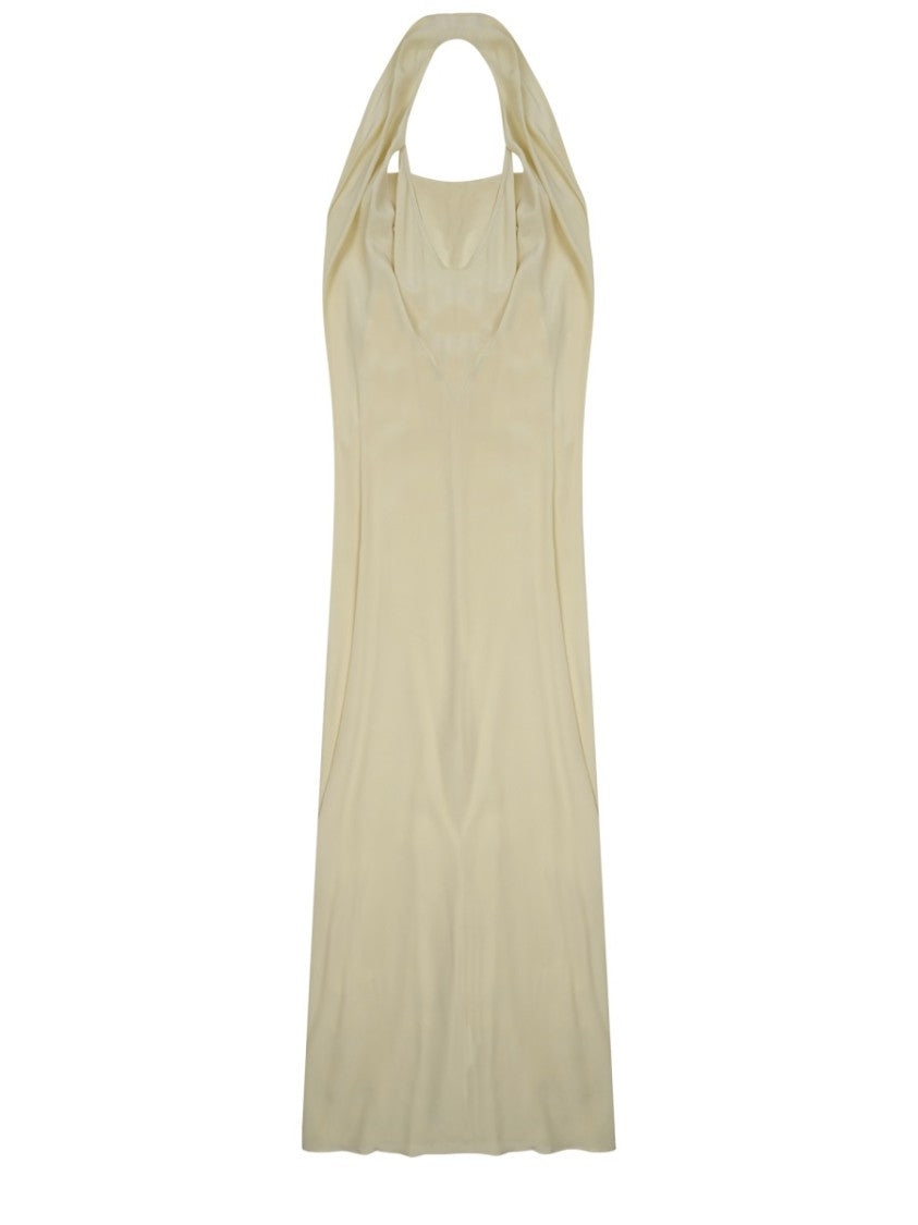 Alysi Flowing Silhouette Halter Neckline Dress
