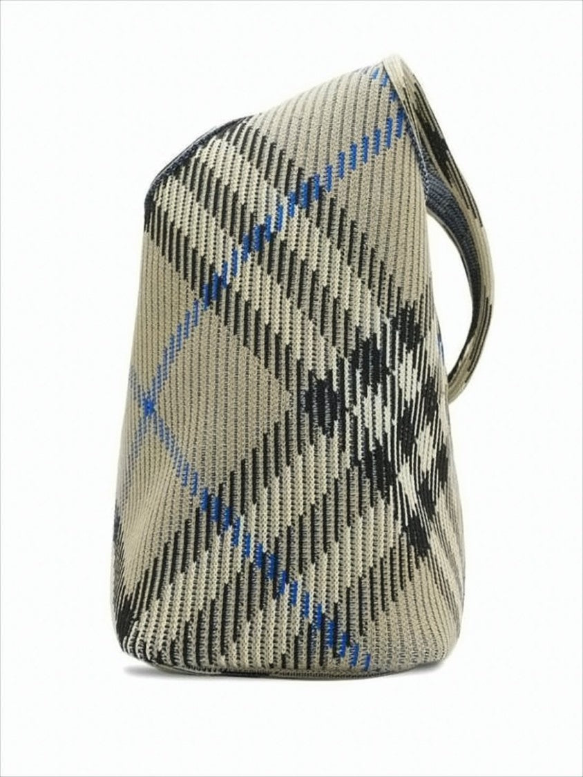 Burberry Textured Nylon Tote Bag