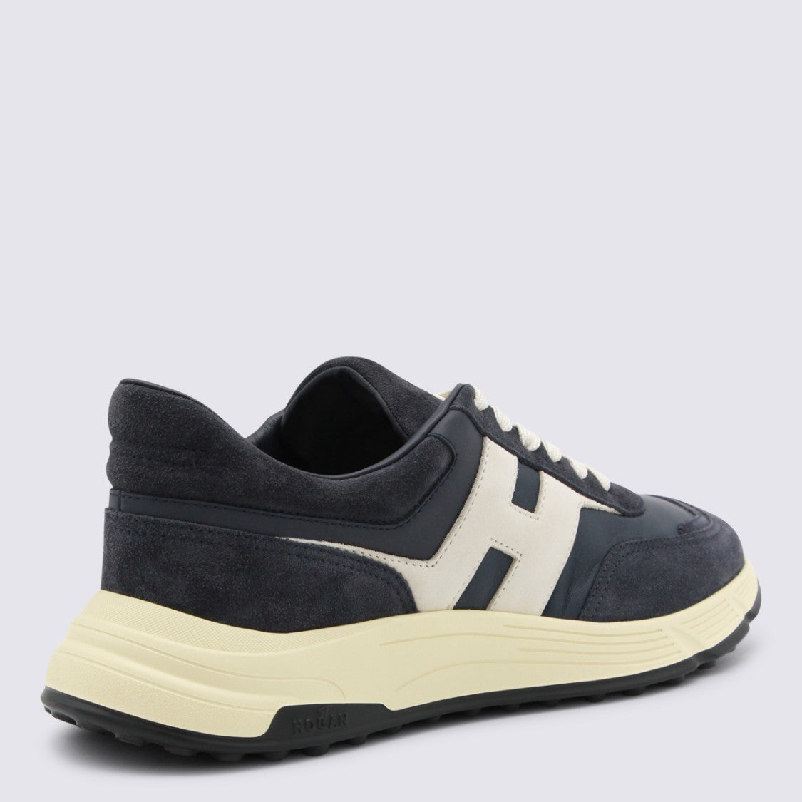 Hogan Navy Leather Sneakers