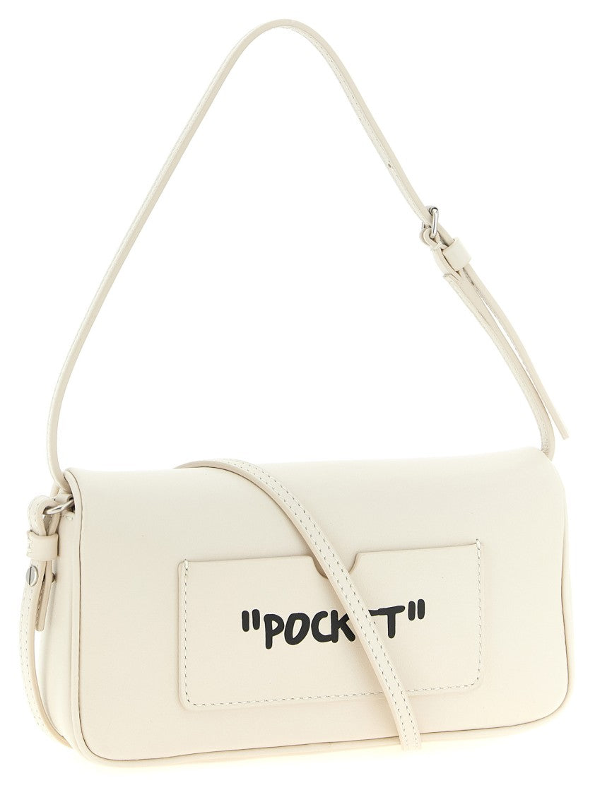 Off-White 'Jitney 0.7' Leather Arrow Logo Bag
