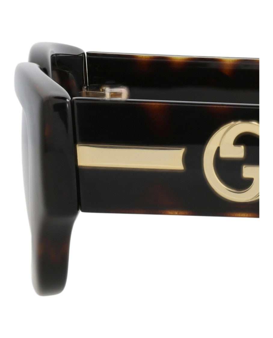 Gucci Cat Eye-Frame Injection Sunglasses With Tortoiseshell Pattern