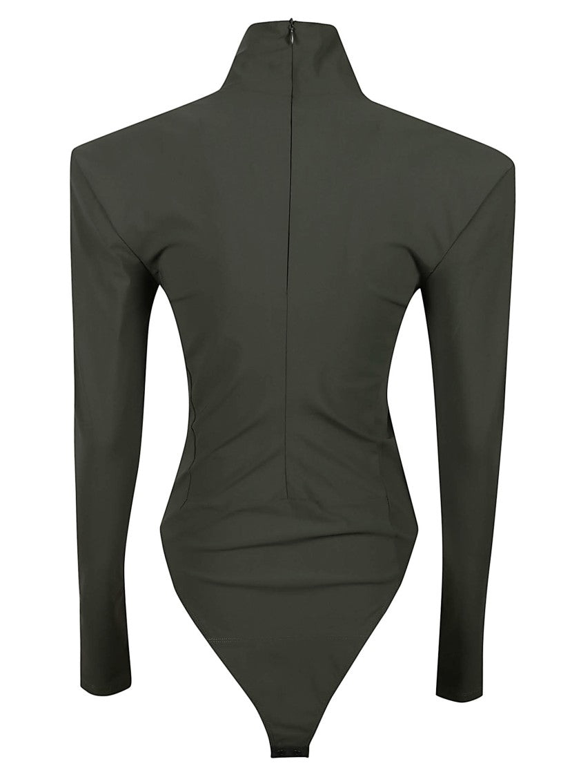 Iro High-Neck Long-Sleeved Bodysuit With Structured Silhouette