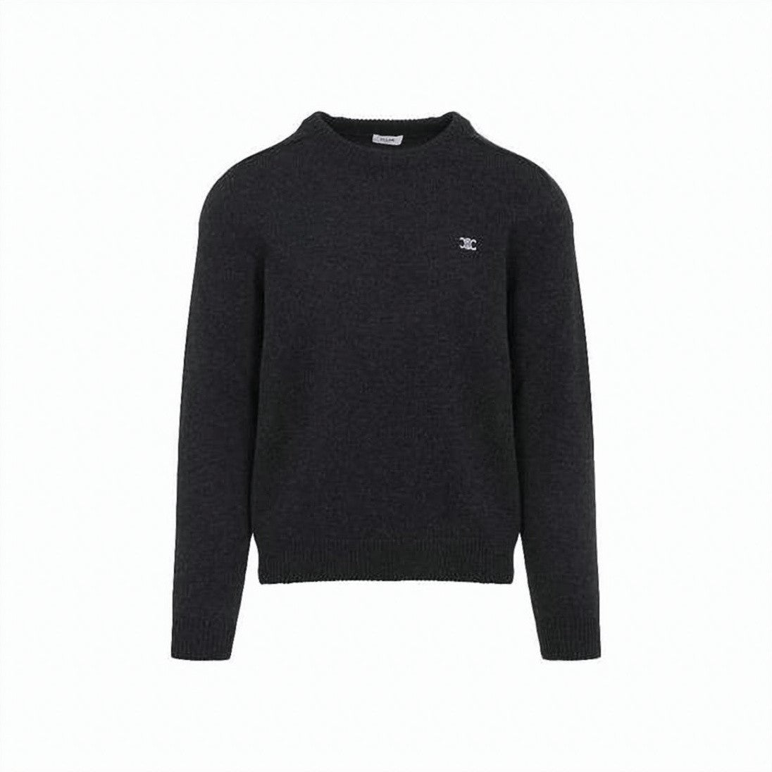 Celine Crewneck Sweater In Soft Wool And Cashmere Blend